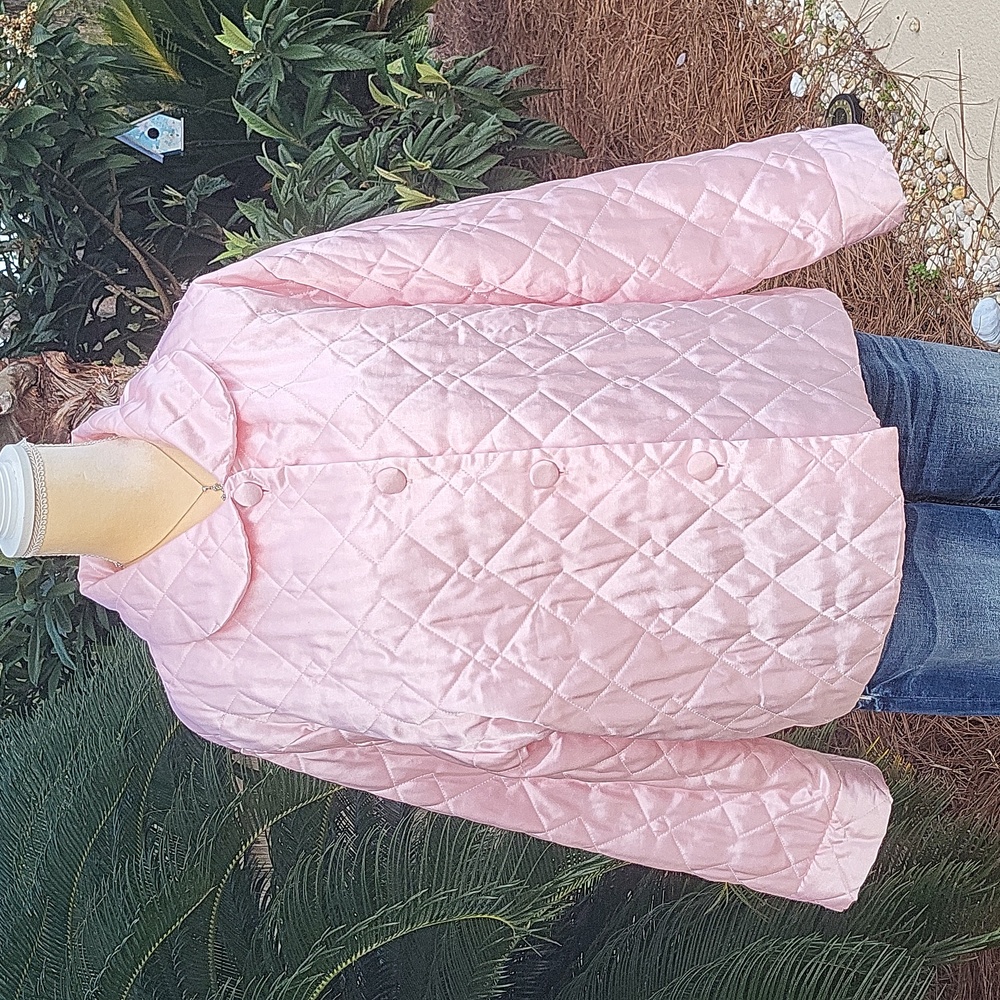 PINK " LIGHT " BOMBER PUFF JACKET